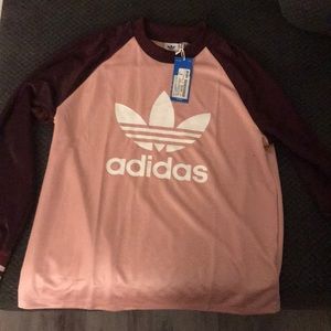 Pink Adidas L/S Tee